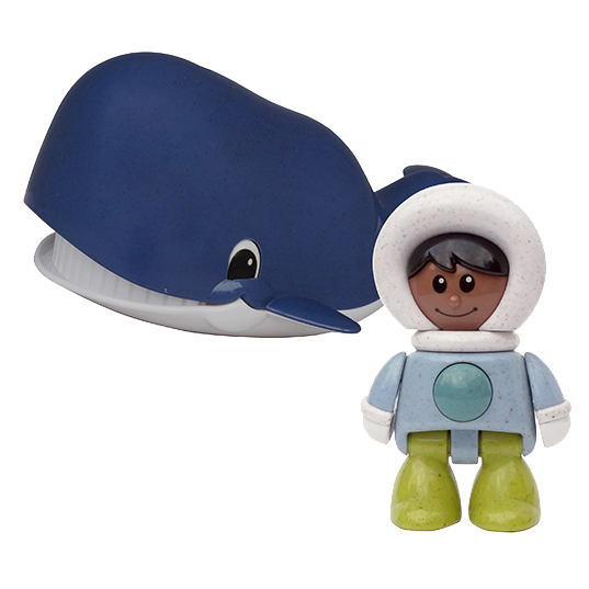 First Friends Whale and Polar Boy Set