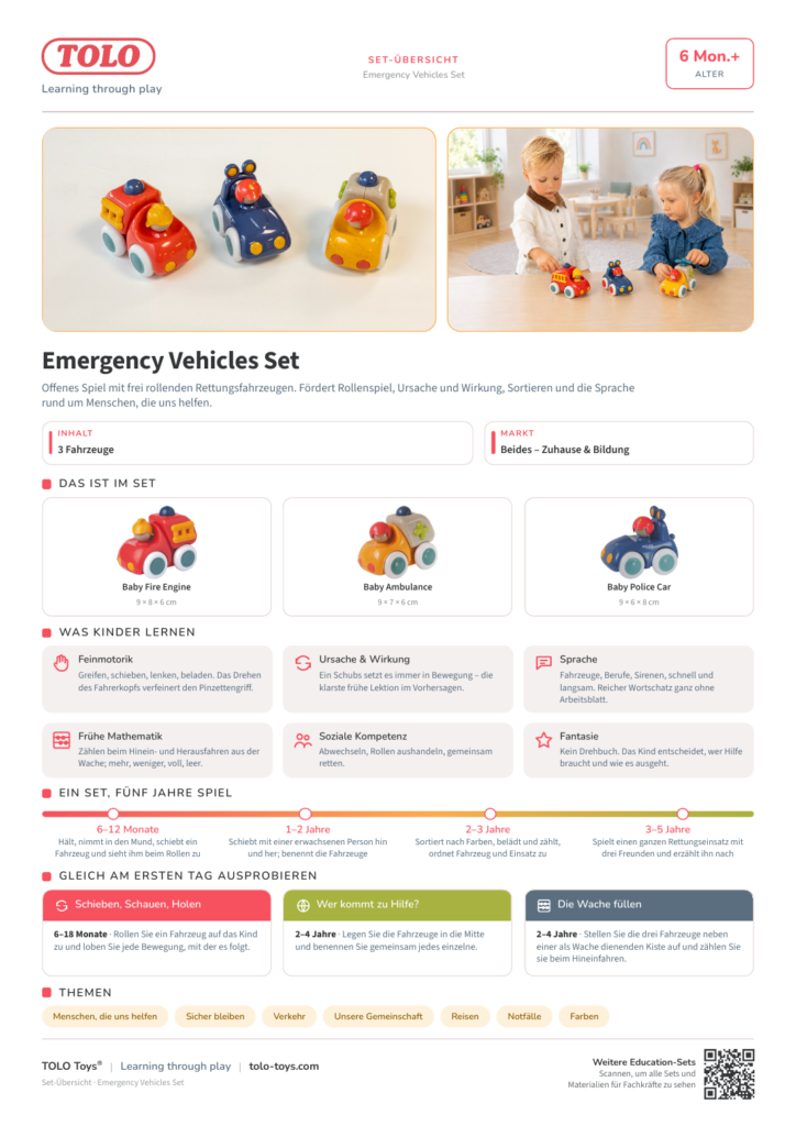 Set-Übersicht · Emergency Vehicles Set