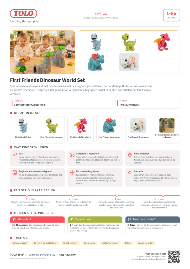 Setblad · First Friends Dinosaur World Set