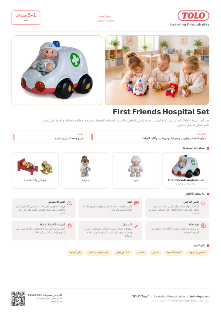 حزمة المعلّم · First Friends Hospital مجموعة
