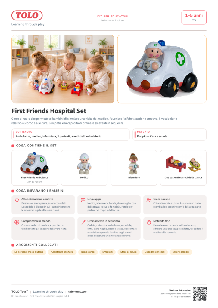 Kit per educatori · First Friends Hospital Set