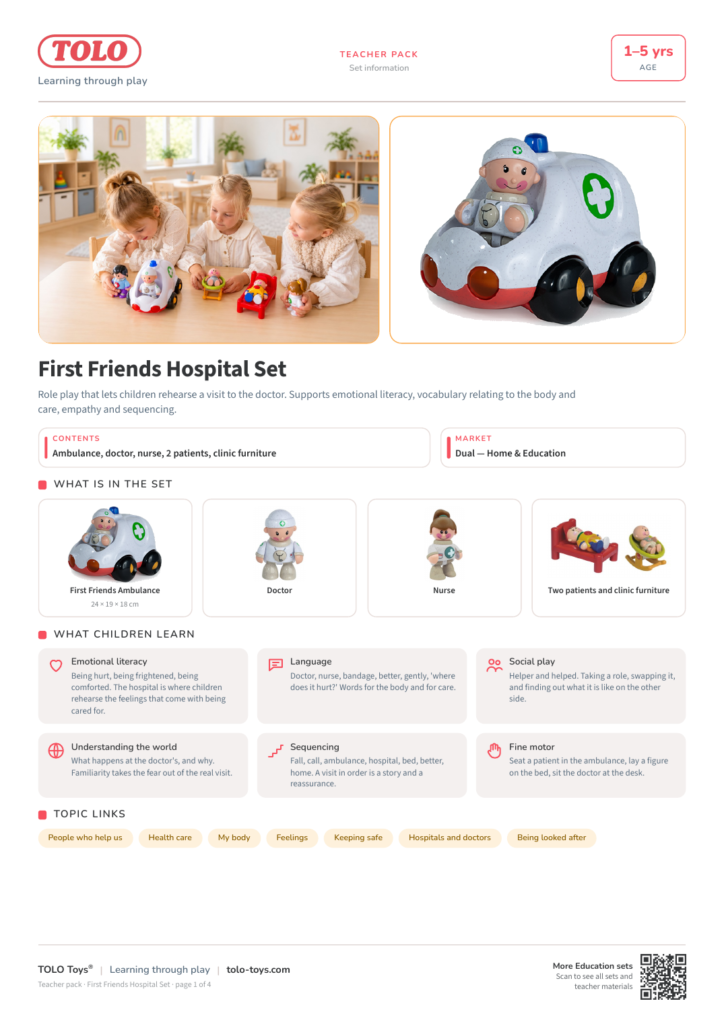 Teacher pack · First Friends Hospital Set