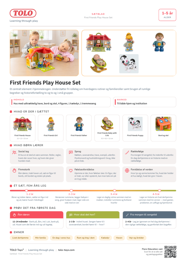 Sætblad · First Friends Play House Sæt