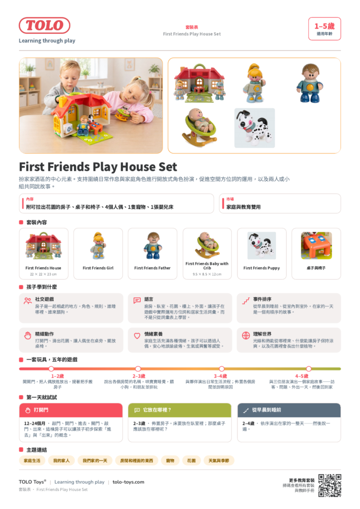 套裝表 · First Friends Play House 套裝