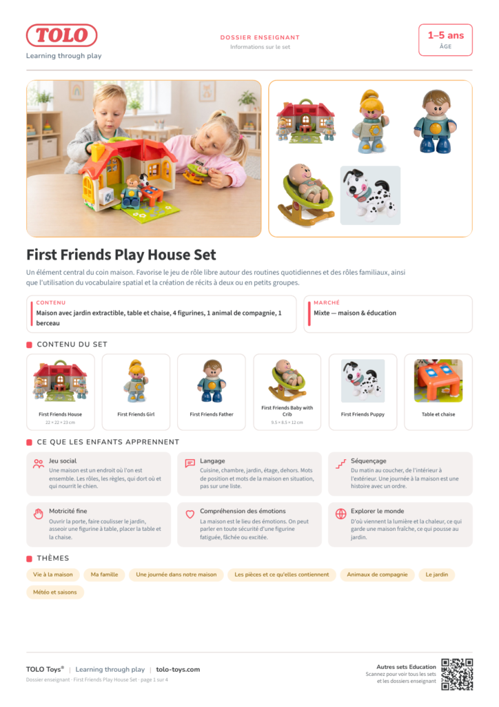Dossier enseignant · First Friends Play House Set