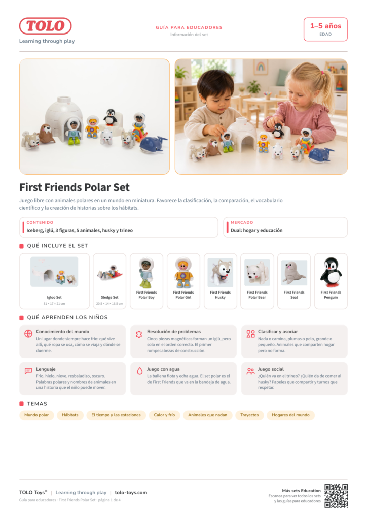 Guía para educadores · First Friends Polar Set