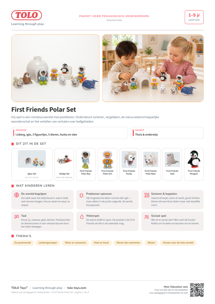 Pakket voor pedagogisch medewerkers · First Friends Polar Set