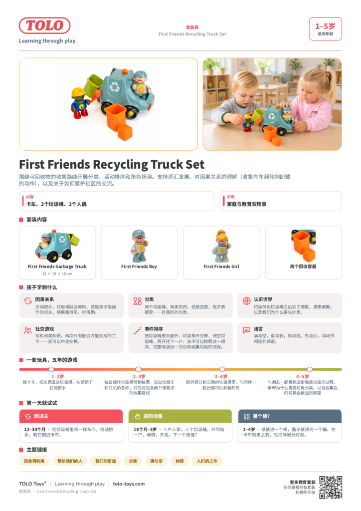 套装表 · First Friends Recycling Truck 套装