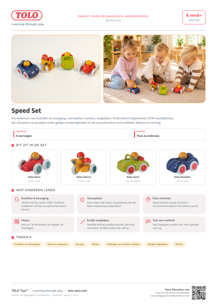 Pakket voor pedagogisch medewerkers · Speed Set