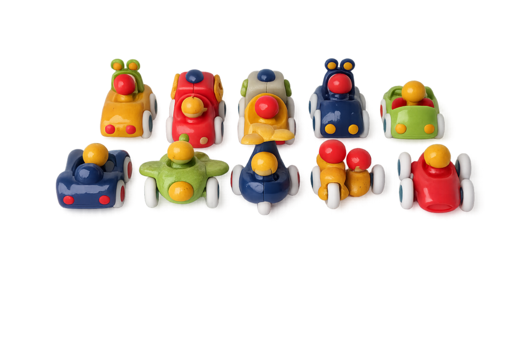 Road Vehicles Set — jouets en situation de jeu