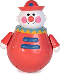 Roly Poly Chiming Clown
