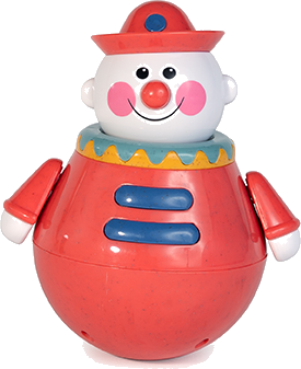 Roly Poly Chiming Clown