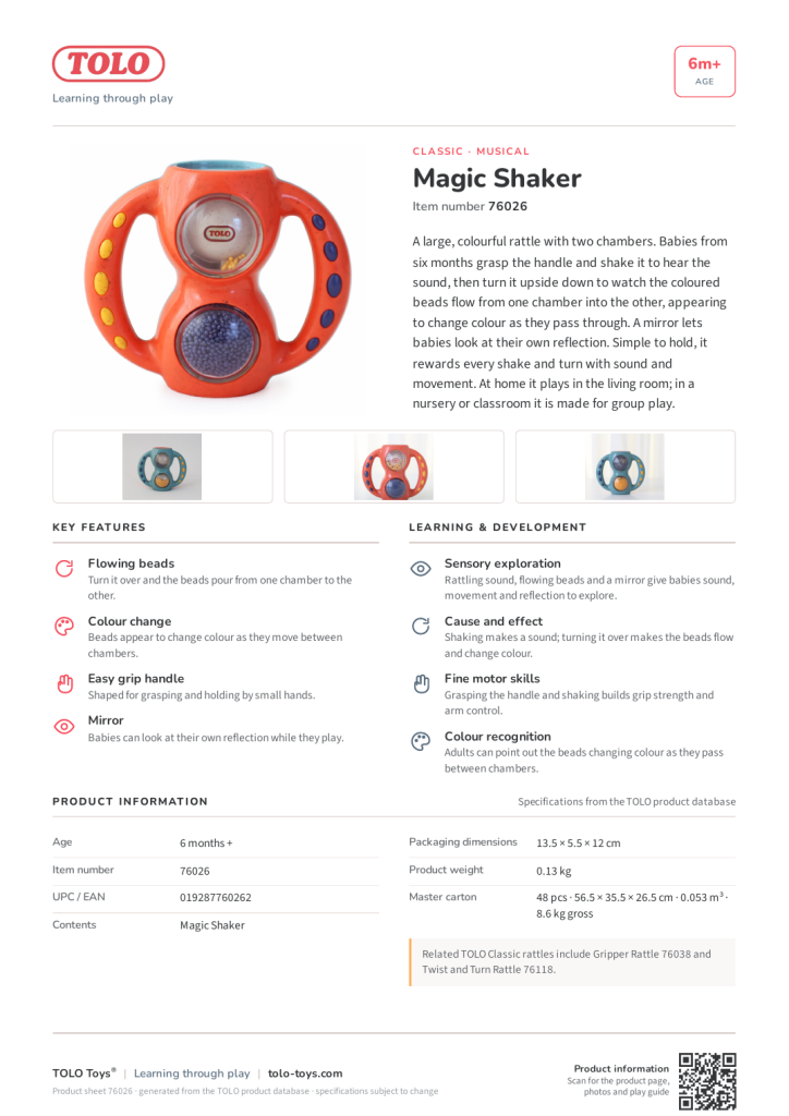 Ficha de producto · Magic Shaker