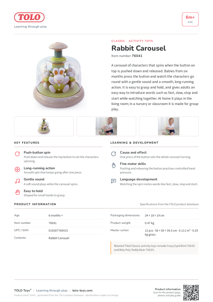 Ficha de producto · Rabbit Carousel
