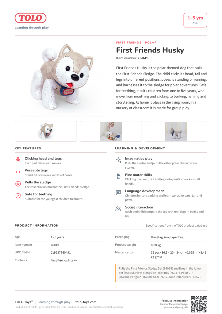 Scheda prodotto · Husky