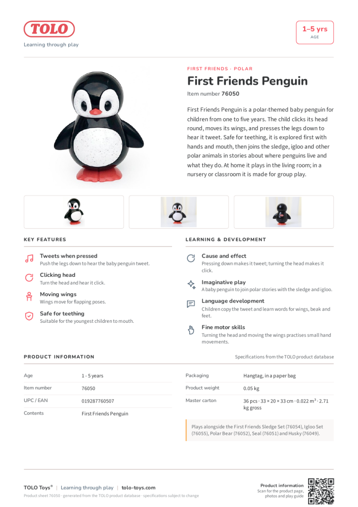 Product sheet · Penguin