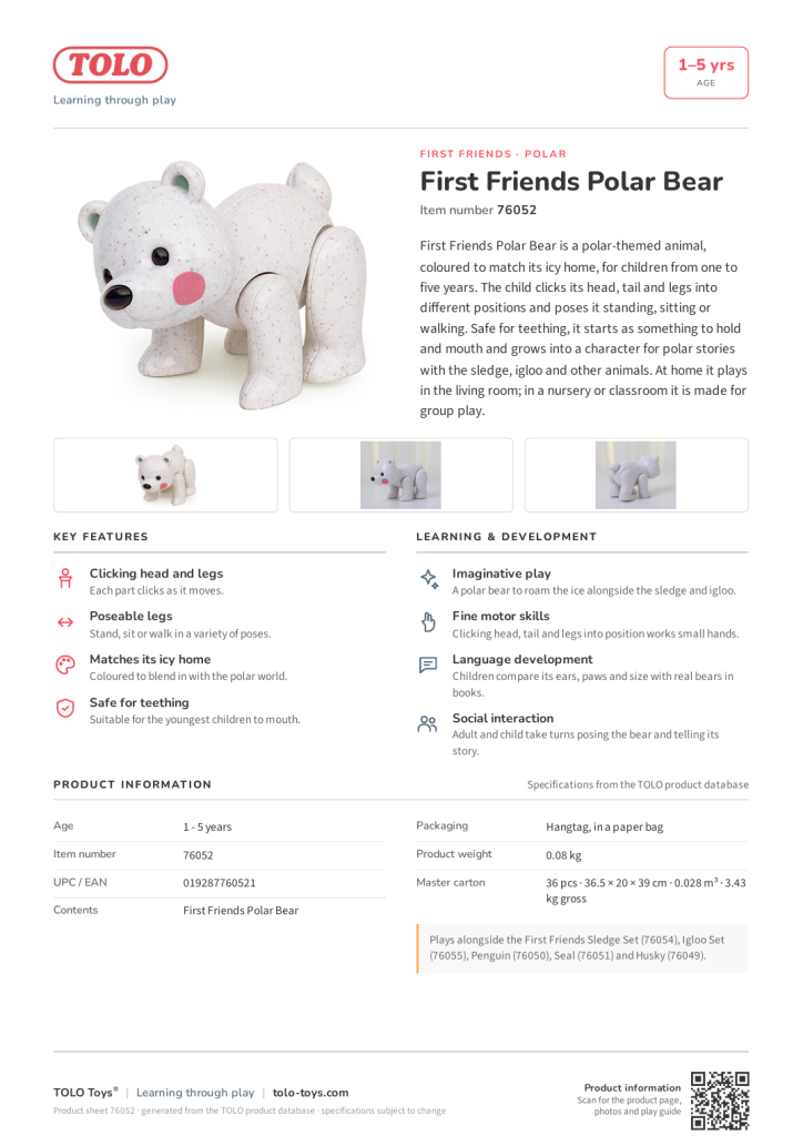 Product sheet · Polar Bear