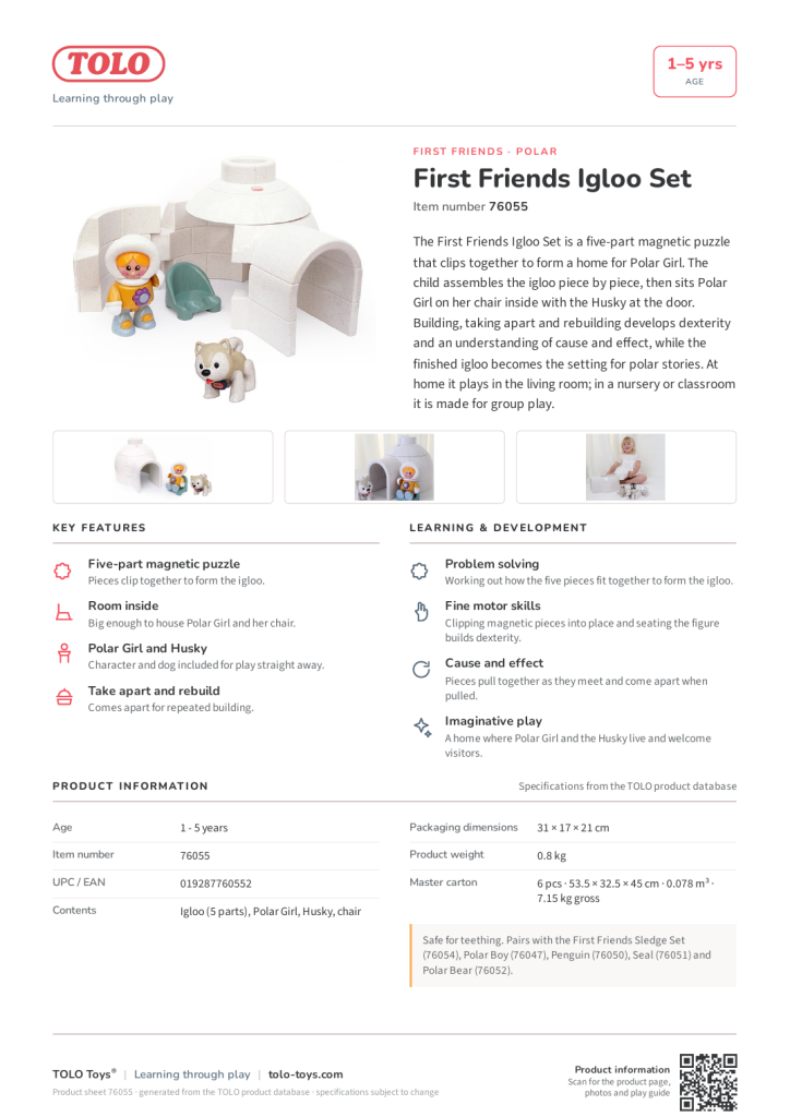 Product sheet · Igloo Set