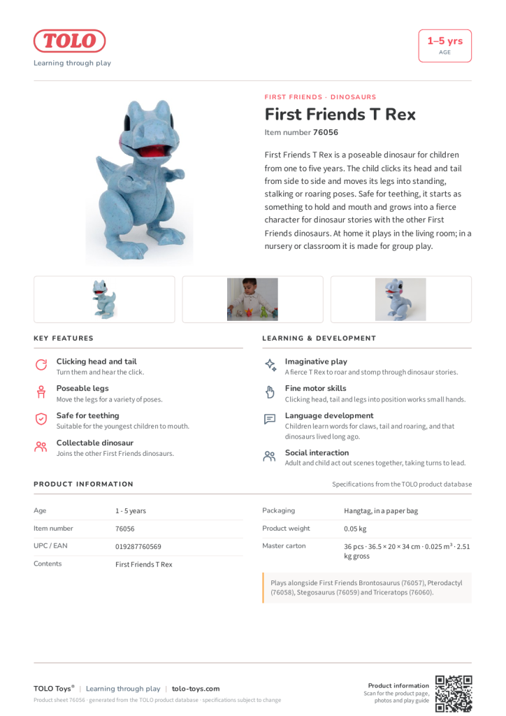 Product sheet · T Rex
