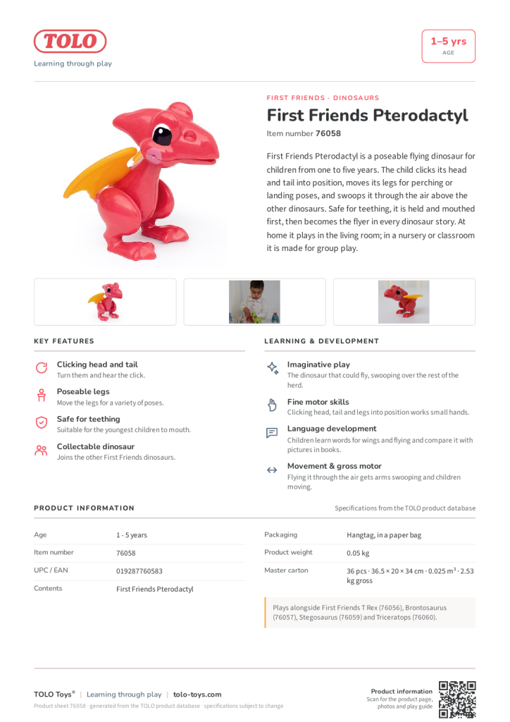 Product sheet · Pterodactyl