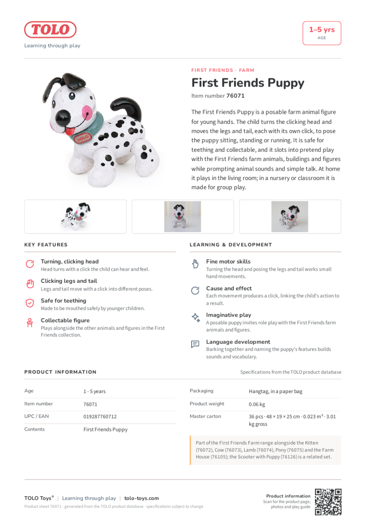 Karta produktu · Puppy