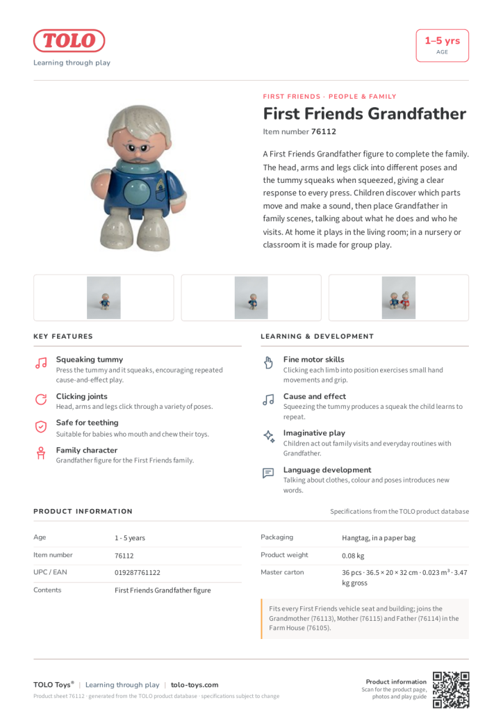 Product sheet · Grandfather