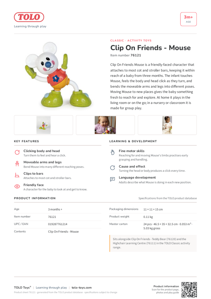 Scheda prodotto · Clip On Friends – Mouse