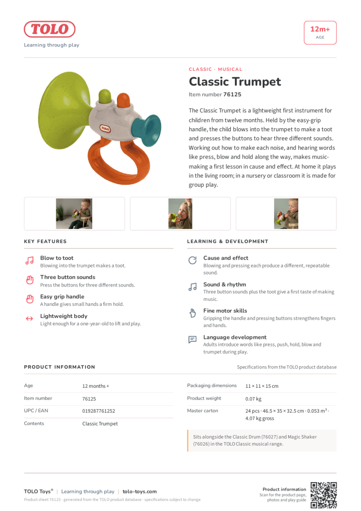 Karta produktu · Classic Trumpet